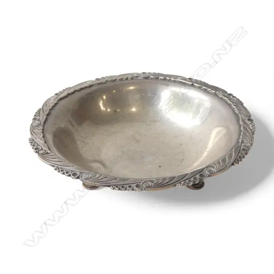STG SILVER DISH, LONDON 1946 130mm dia, 151gms