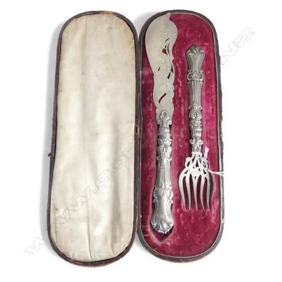 PR STG SILVER SERVERS, B'HAM 1852 234gms, BOXED
