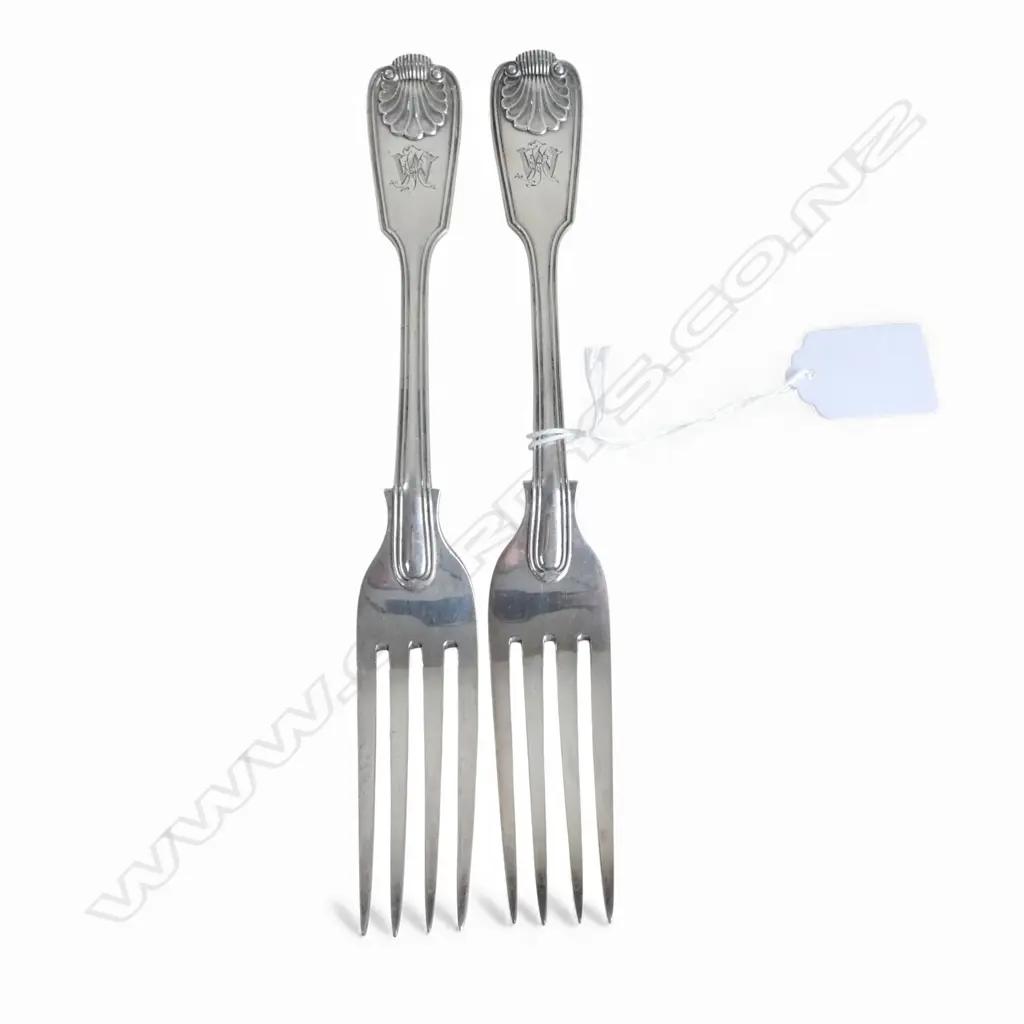 PR STG SILVER FORKS, LONDON 1874 L.210mm, 209gms Image 1++