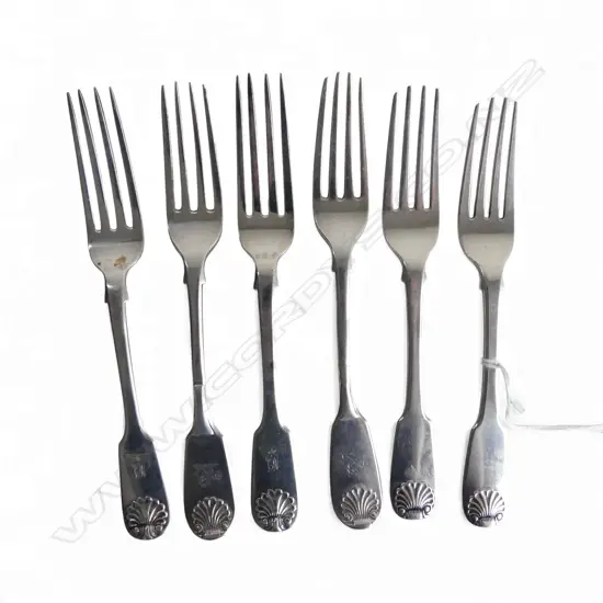 3 PRS STG SILVER FORKS 300gms