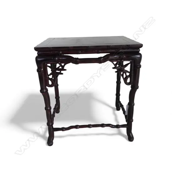 ORIENTAL CARVED WOODEN STAND 235x185x260mm
