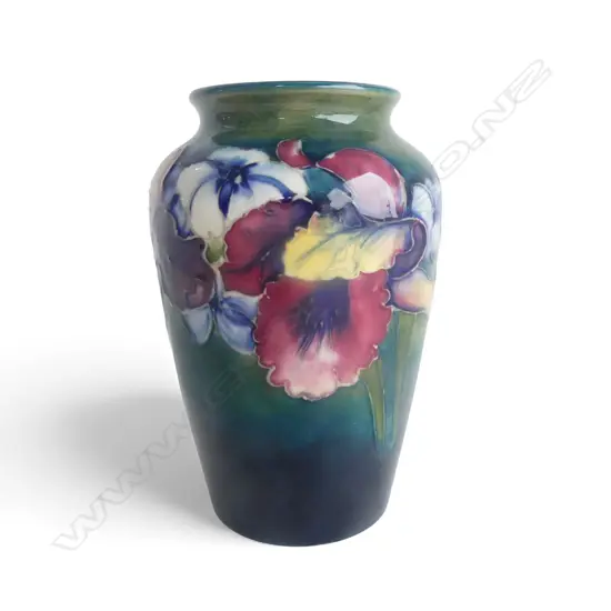 MOOCROFT 'ORCHIDS' VASE H.160mm