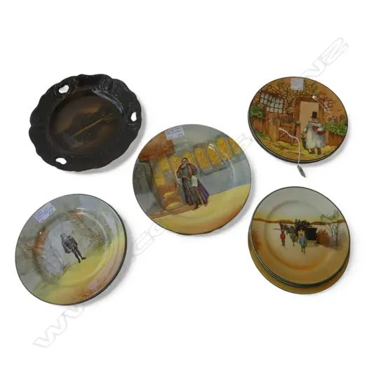 LRG ASST. ROYAL DOULTON SERIES WARE PLATES