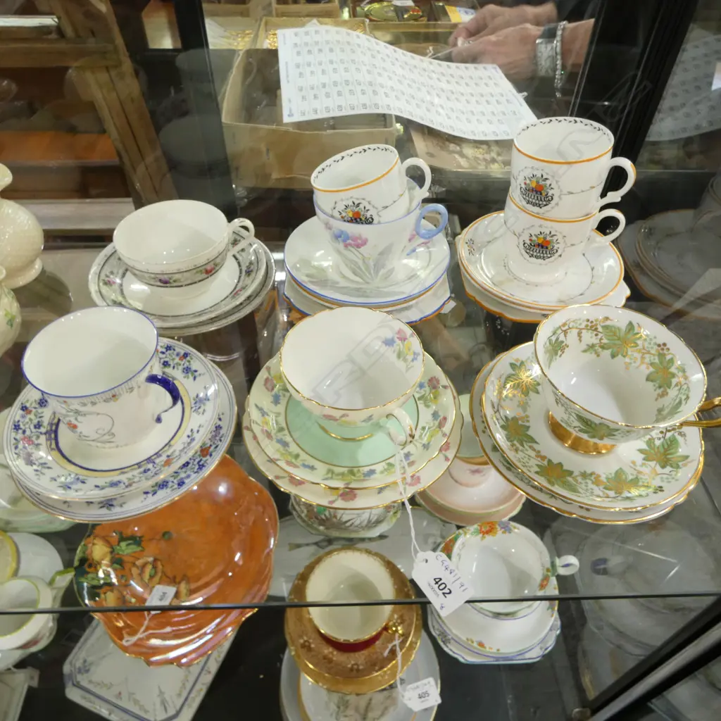 8 SHELLEY CHINA CSPS MIXED PATS Image 1++