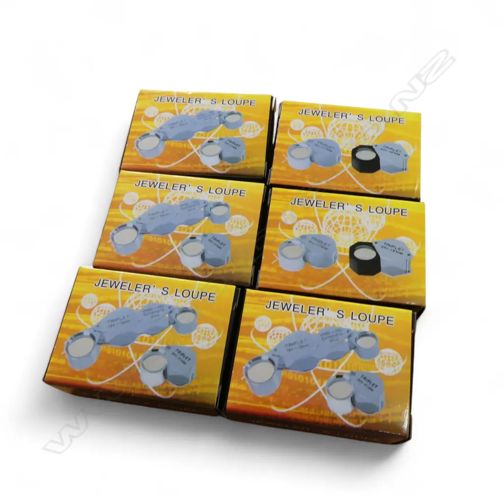 6 BOXED JEWELLERS EYE LOUPES TRIPLET Image 1++