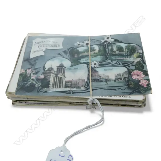 COLLECTION APPROX. 50 VINTAGE N.Z. POSTCARDS 