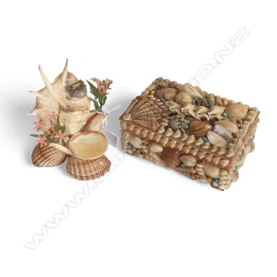 CUSTOM SHELL STAND & JEWELLERY BOX 170x110x90mm