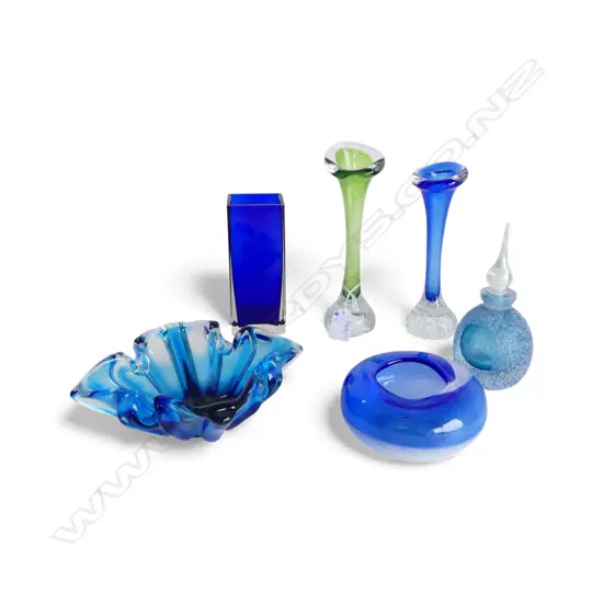 6 PCES ART GLASS H.210mm