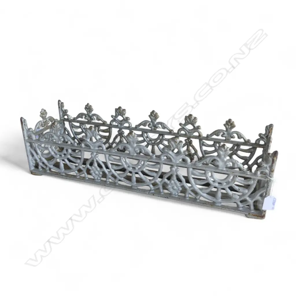 VINTAGE WROUGHT IRON PLANTER 615x180x180mm Image 1++