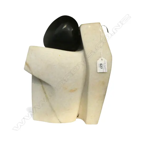 HEAVY CARVED STONE SCULPTURE H.290mm