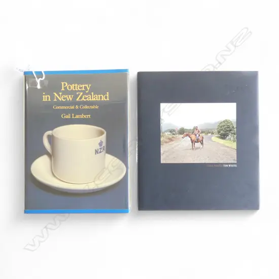 2 BOOKS; TRUE NORTH by TIME WHITE & POTTERY IN NEW ZEALAND by GAIL LAMBERT