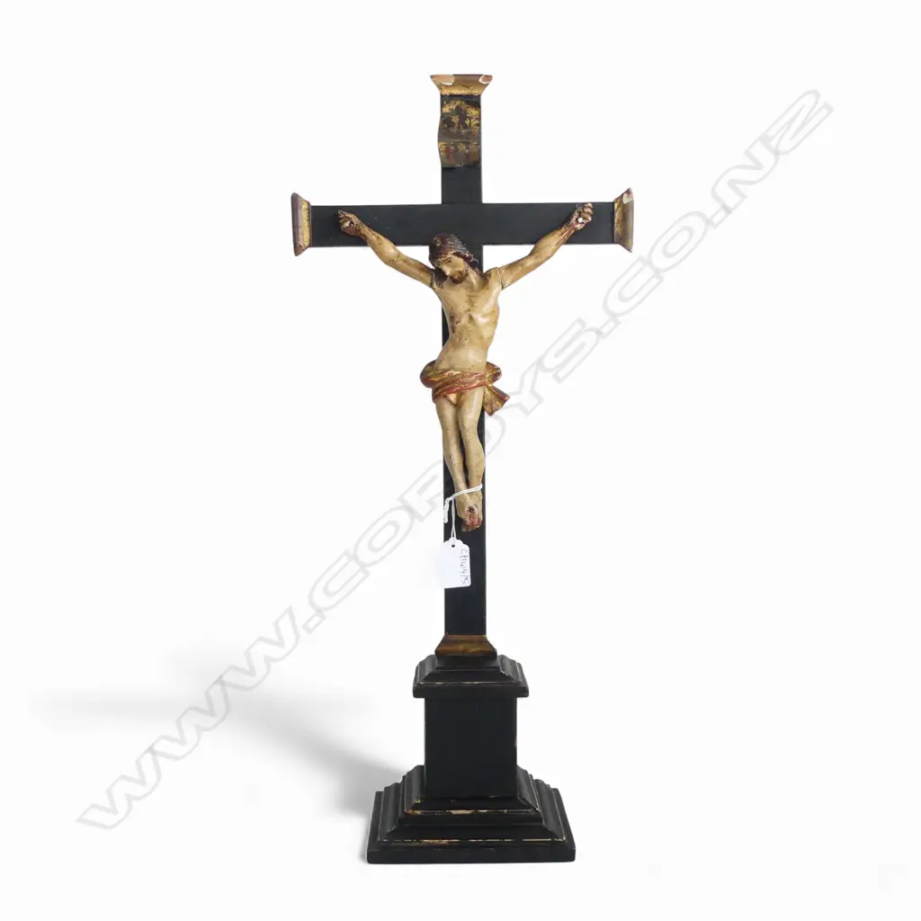 ANTIQUE STANDING CRUCIFIX H.535mm Image 1++