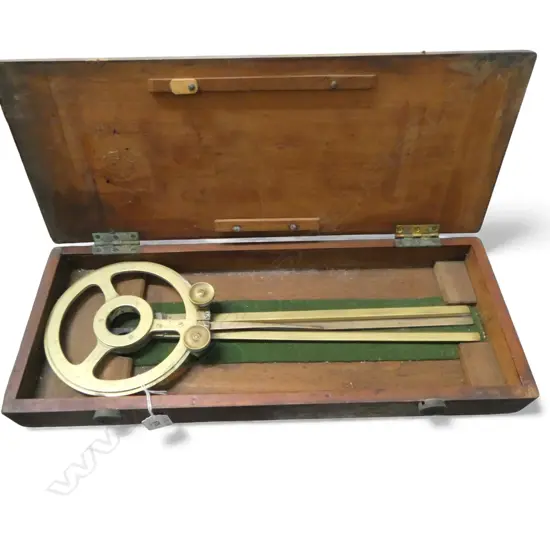 An early 20thC H. Hughes & Son Ltd. London Naval station pointer,