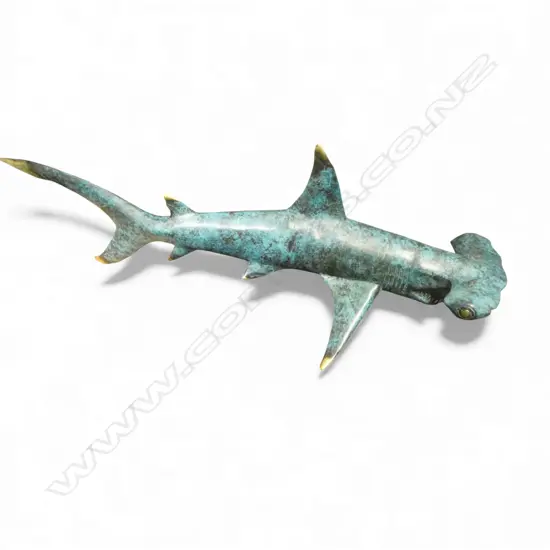 BRONZED BRASS HAMMER HEAD SHARK L.750mm