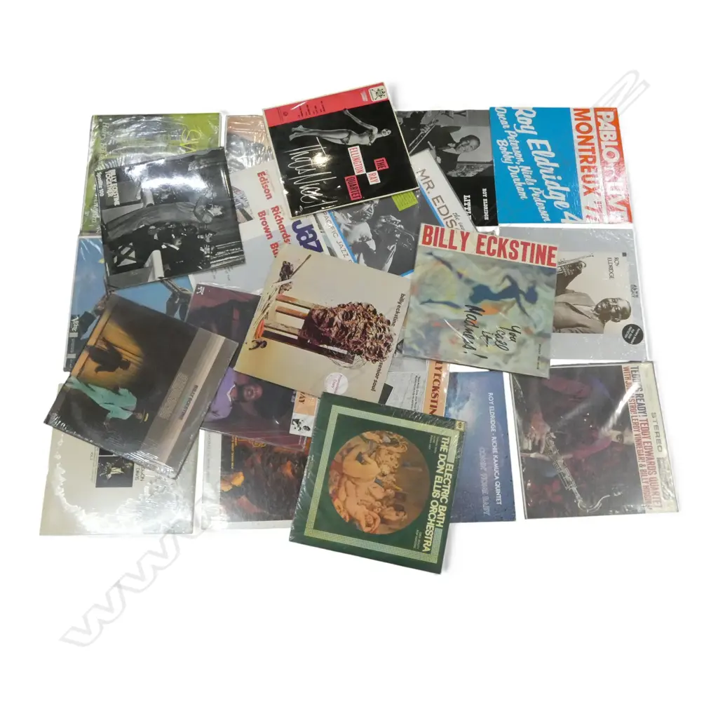 ASST JAZZ LPS ROY ELDRIDGE/HARRY EDISON ETC APPROX 26 Provenance: Ex Collection Wellington Choy Image 1++