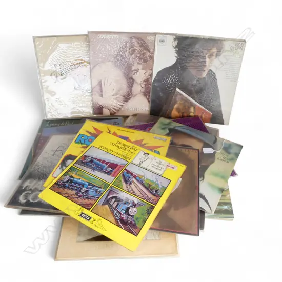 COLLECTION VINTAGE LP RECORDS: Elton John + Bob Dylan + Crosby Stills... + Osibisa Heads etc