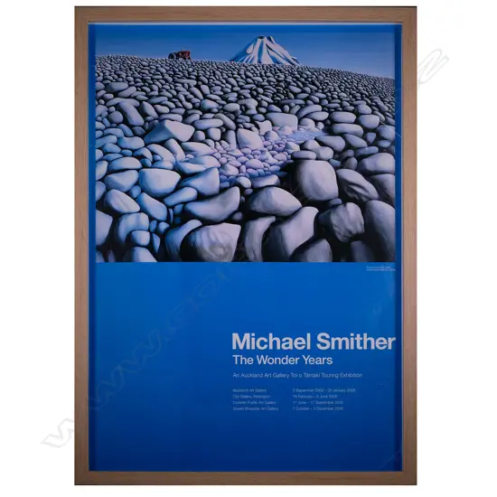 MICHAEL SMITHER - THE WONDER YEARS POSTER (ROCKS WITH MOUNTAIN 1968) 620 x 445MM