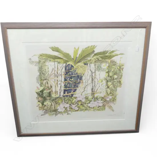 ARTIST UKNOWN, OVERGROWN GARDEN, WC 600x730mm SIGNED & DATED '94