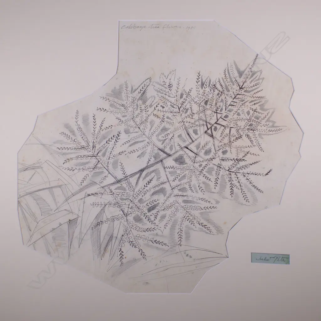 Juliet Peter (1915-2009) Cabbage Tree Flower 1981 Image 1++