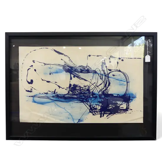 KEITH PATTERSON - UNTITLED ABSTRACT MIXED MEDIA ON PAPER 1963 405 X 660MM