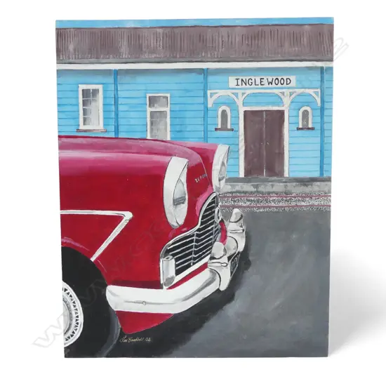 JAN CAMPBELL 'INGLEWOOD' ACRYLIC ON CANVAS '04 510x405mm