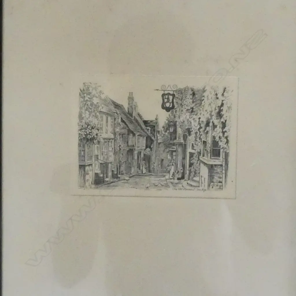 TWO OLD ENGLISH 'TAVERN' ENGRAVINGS,  90 x 125mm Image 1++