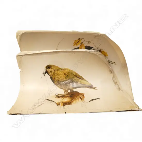 3 LG BRUCE HARVEY NZ NATIVE BIRD ART PRINTS ON CANVAS ON BOARD; 2x KEA, 1x TUI 850x1200mm