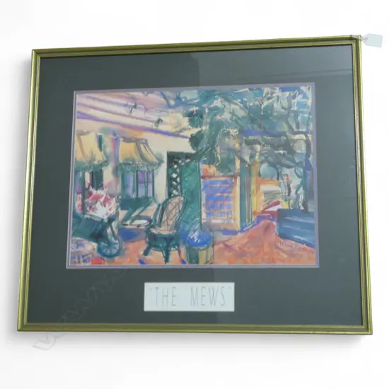 ALISON RYDE, THE MEWS, PRINT, 315x425mm