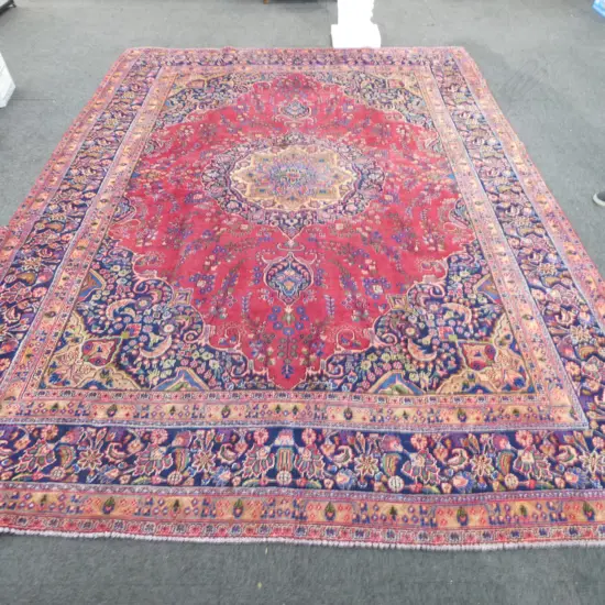 HAND KNOTTED WOOL PILE CARPET 3800x2920mm