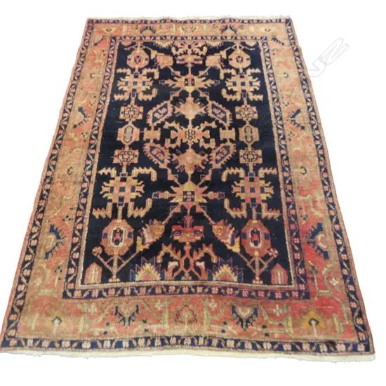 PERSIAN HAMADAN HAND KNOTTED WOOL PILE RUG 2000 x 1400mm