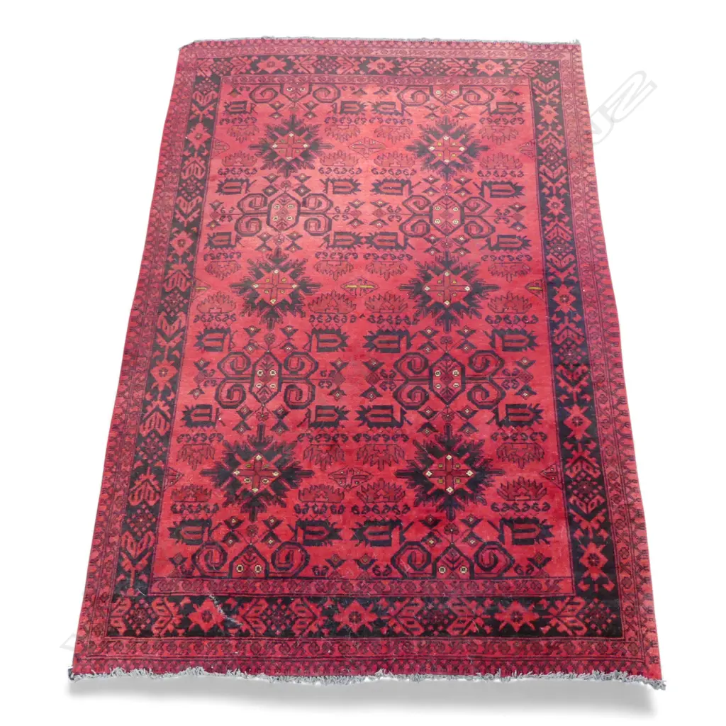HAND KNOTTED ALL WOOL RUG 1900x1320mm Image 1++
