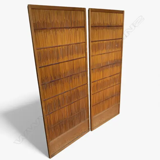 2 EARLY 1900’S JAPANESE SUMMER DOORS H.1620 X 740mm