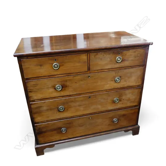 VICTORIAN MAHOGANY CHEST OF DRAWERS 1065x535x990mm
