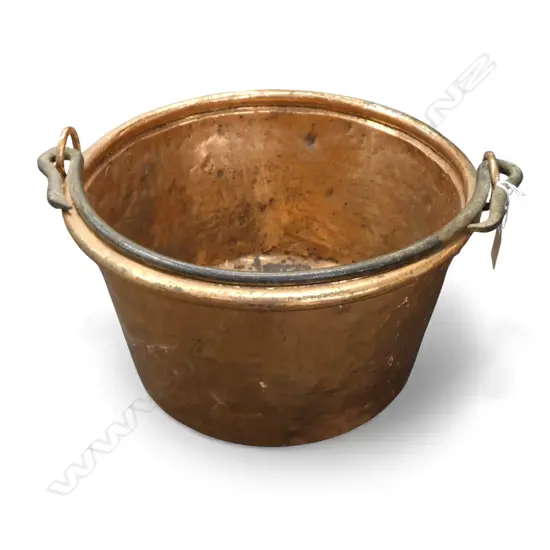HEAVY COPPER PRESERVING PAN Dia360mm
