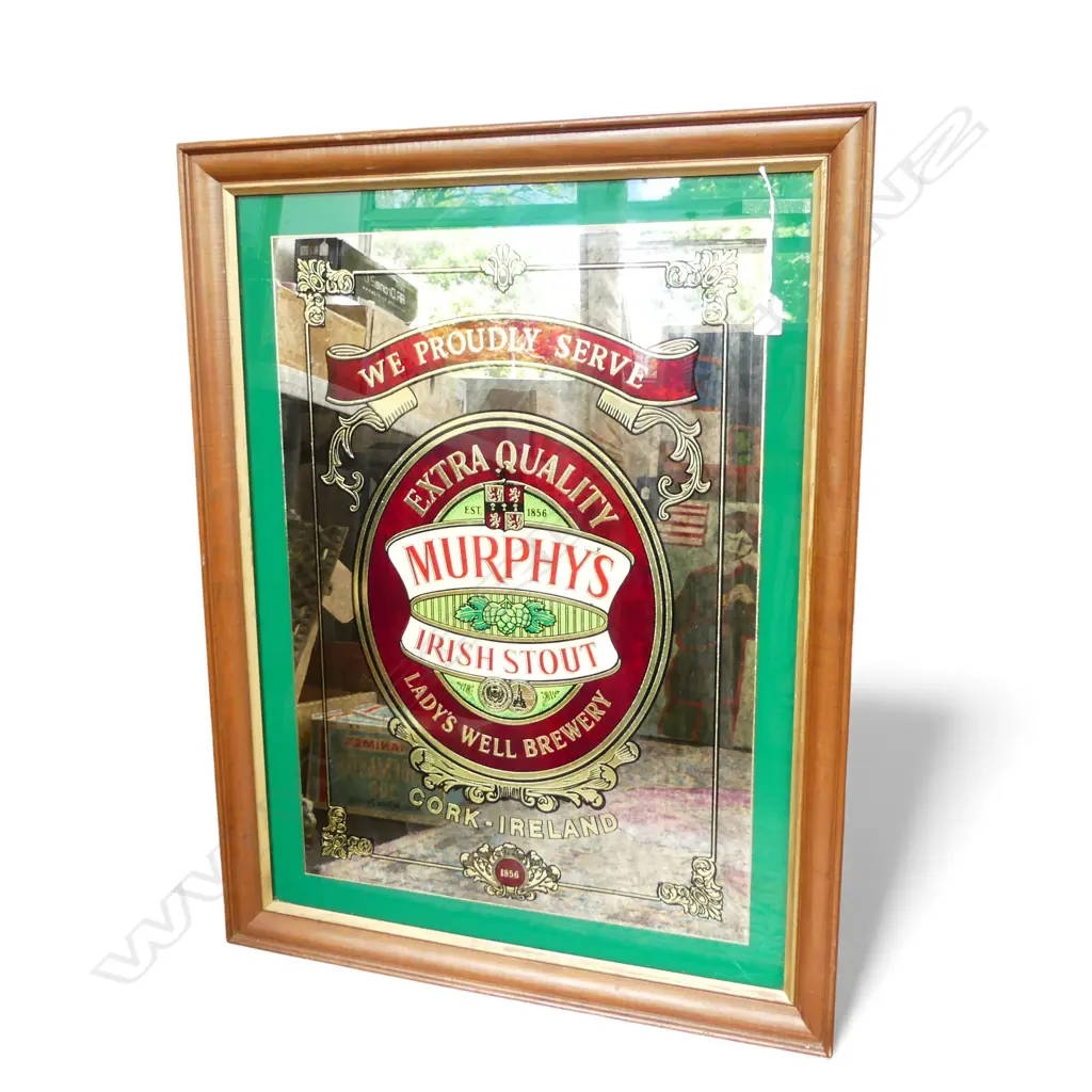PUB MIRROR: MURPHYS IRISH STOUT 900x700mm Image 1++