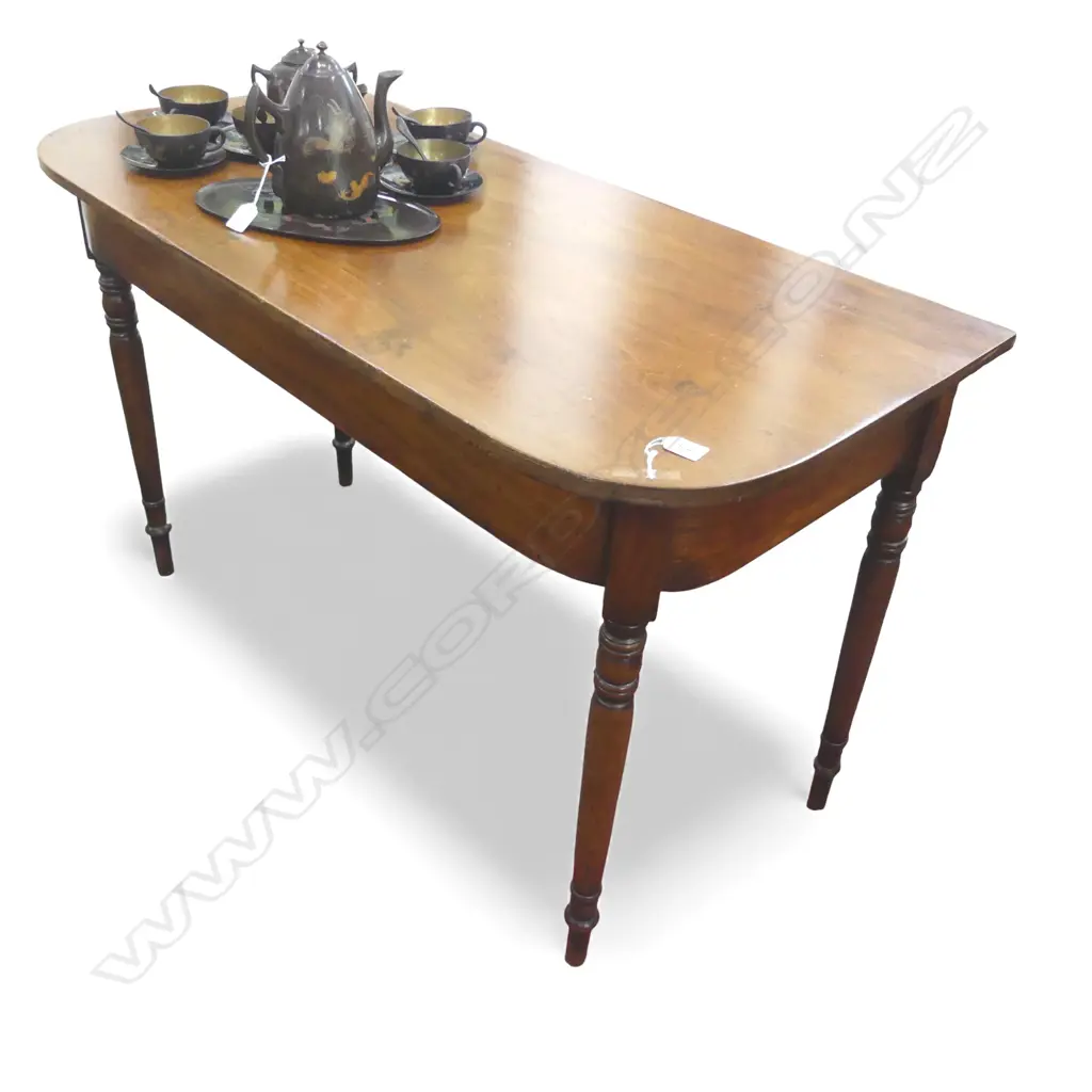 ANTIQUE MAHOGANY HALL TABLE 1145x535x700mm Image 1++