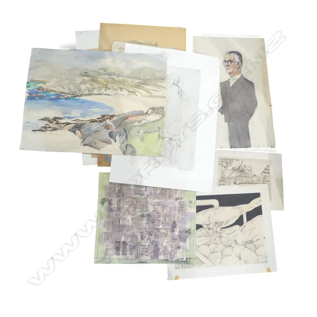 ASST WATERCOLOURS LANDSCAPES ETC Image 1++