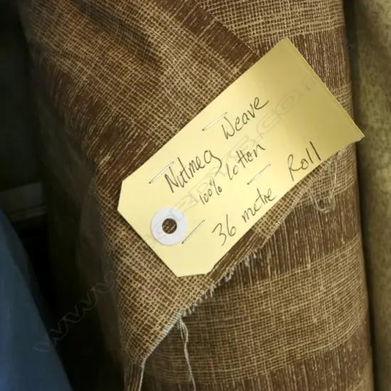 FABRIC BOLT: 'NUTMEG' COTTON 36m roll