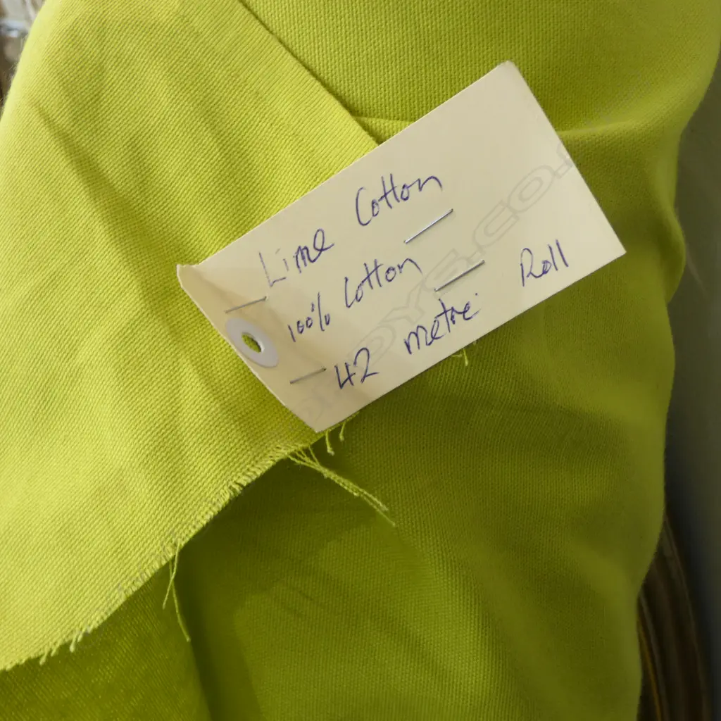 FABRIC BOLT; LIME GREEN Image 1++