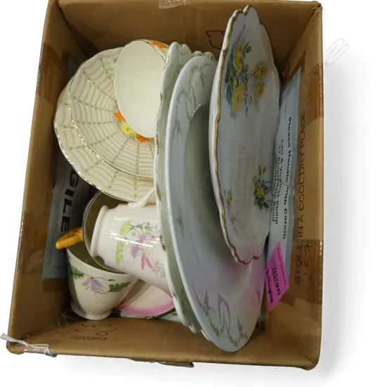 COLLECTION OF CSPS  CAKE PLATES ETC 