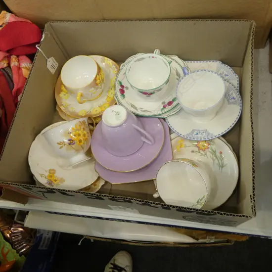 6 SHELLEY CHINA CSPS MIXED PATS