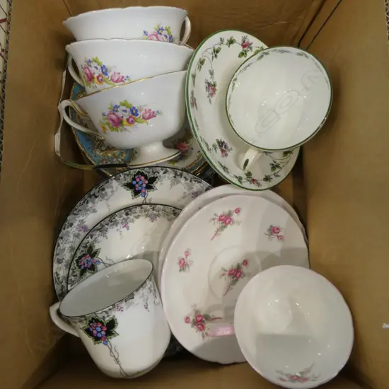 6 SHELLEY CHINA CSPS MIXED PATS