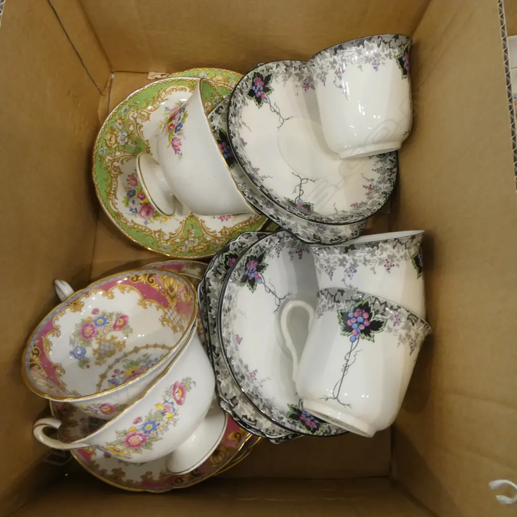 6 SHELLEY CHINA CSPS MIXED PATS Image 1++