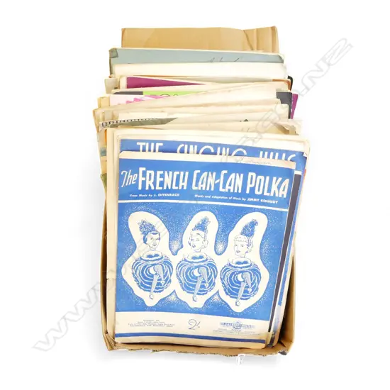 QUANTITY 100+ PCS VINTAGE SHEET MUSIC 