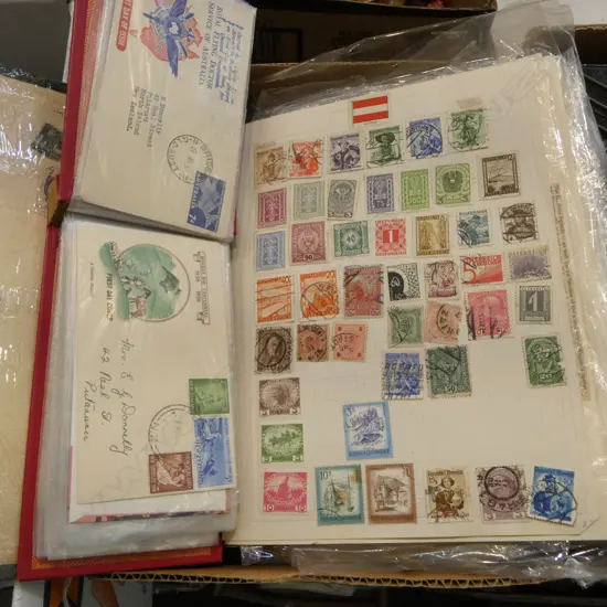 ASST. STAMPS; ALBUMS ETC