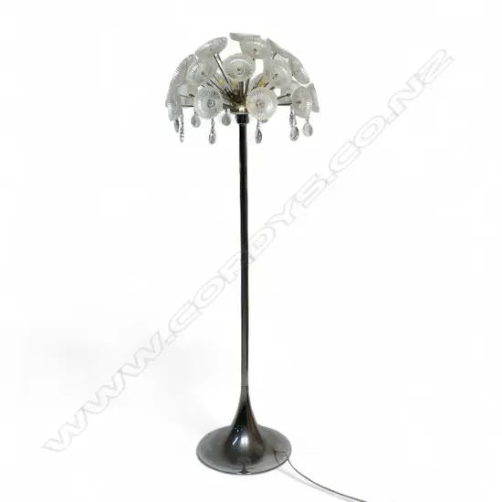 A vintage designer floor lamp,