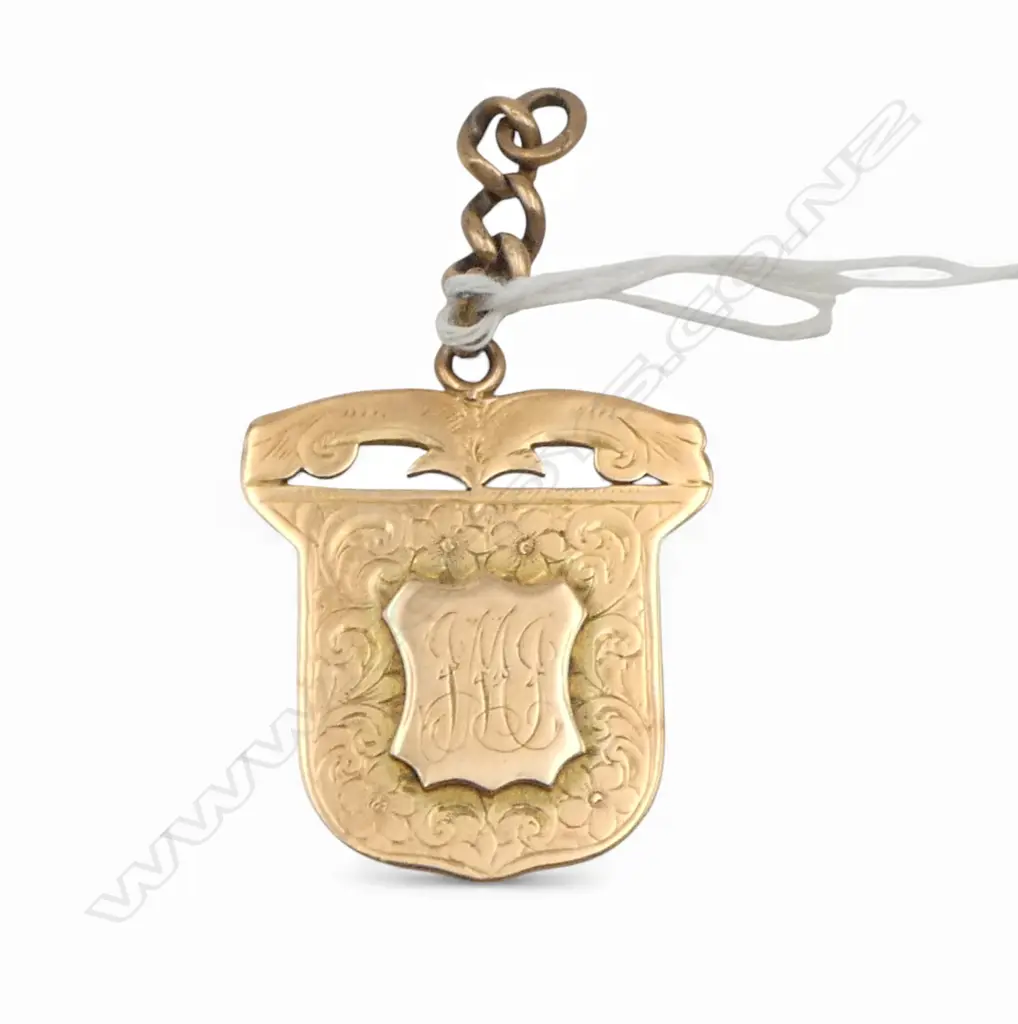 15ct GOLD 1905 A.A & P ASSOC. 'TRACTION ENGINE DRIVING 1ST PRIZE' 11.5gms  Image 1++