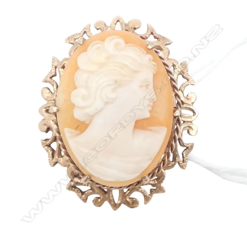9CT CAMEO 35x25mm 6.9gms Image 1++