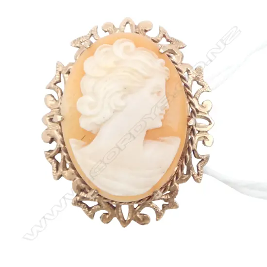 9CT CAMEO 35x25mm 6.9gms