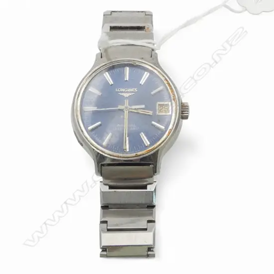 LONGINES ADMIRAL ULTRA-QUARTZ GENT'S WRISTWATCH not running Longines logo to buckle